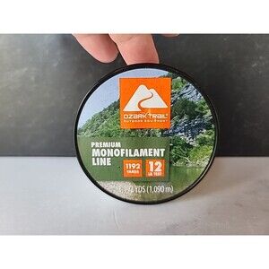 Ozark Trail Premium HD Monofilament Fishing Line 12 LB Test 1,192 Yards